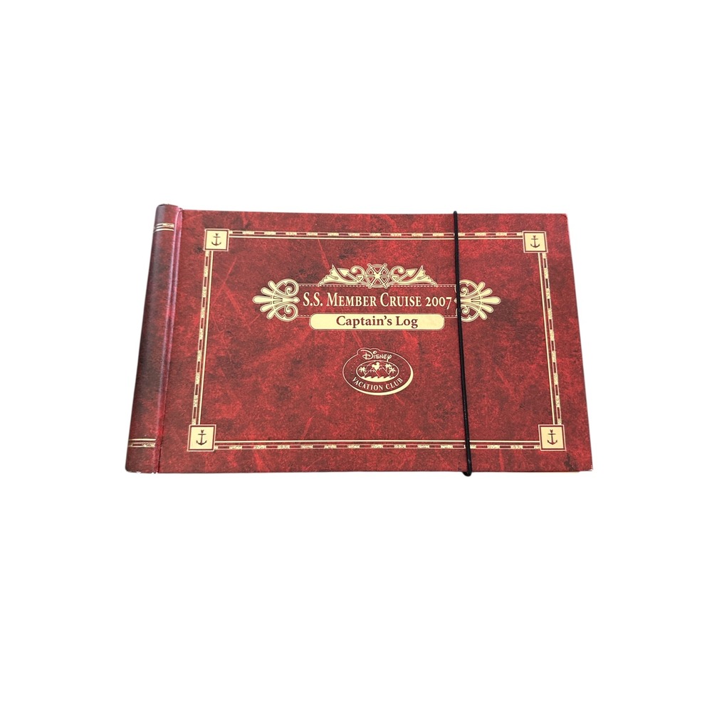 Disney Vacation Club SS Member Cruise 2007 Captains Log Book and Pen‎ Set